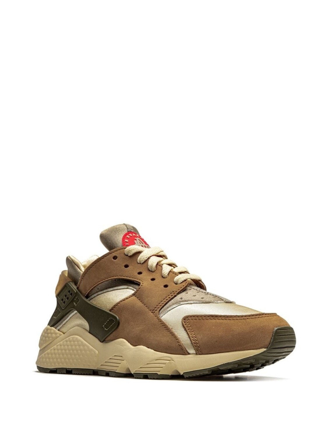 Nike кроссовки Air Huarache Desert Oak из коллаборации со Stussy, зеленый — фото 2