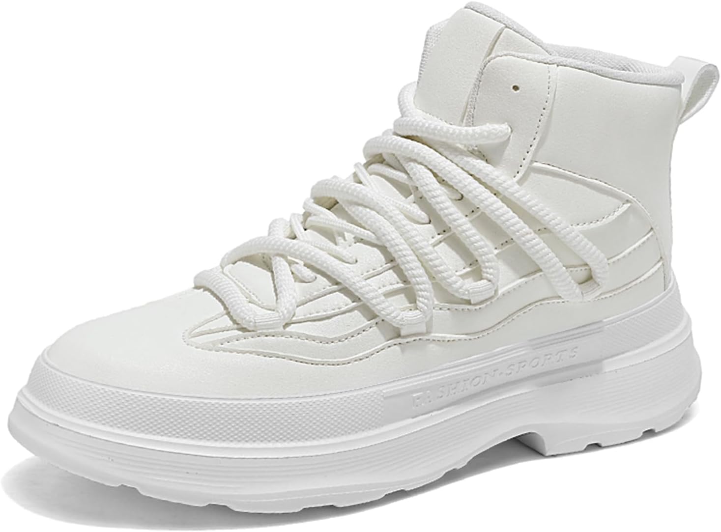 

Мужские модные кроссовки, походные ботинки, повседневная спортивная обувь для ходьбы, легкие высокие кеды Spwagym, белый