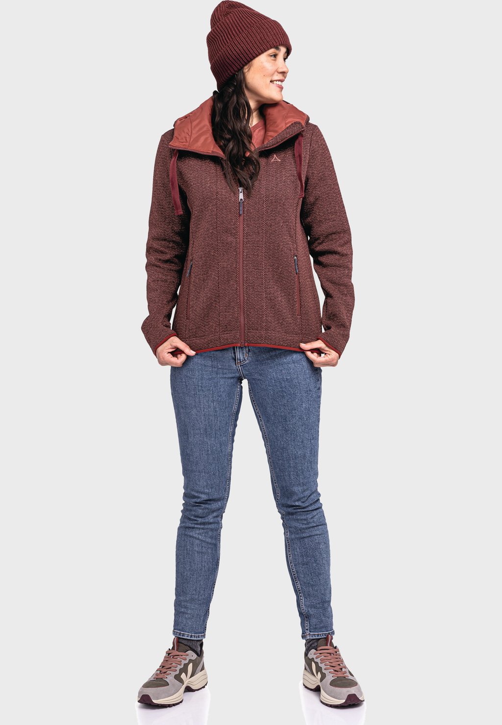 

Флисовая куртка HOODY AURORA Schöffel, красный