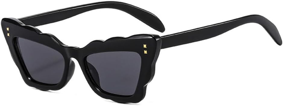 

Популярные в 2027 году разноцветные солнцезащитные очки для женщин в стиле ретро с заклепками, градиентные солнцезащитные очки для мужчин с защитой от УФ-излучения UV400 MTZJH, Black Grey