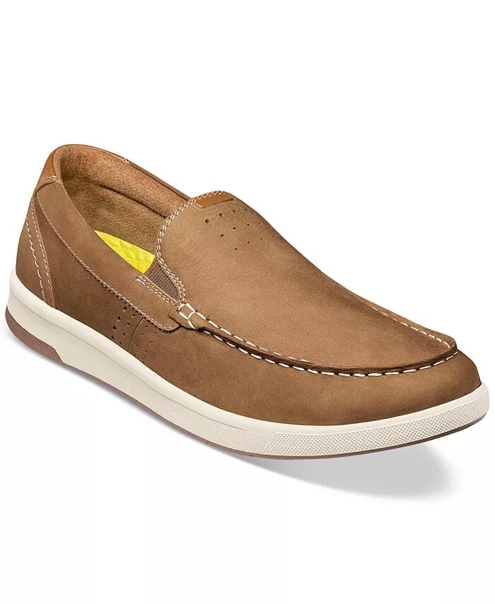 

Мужские кроссовки Crossover Moc Toe Slip On Florsheim, коричневый/бежевый