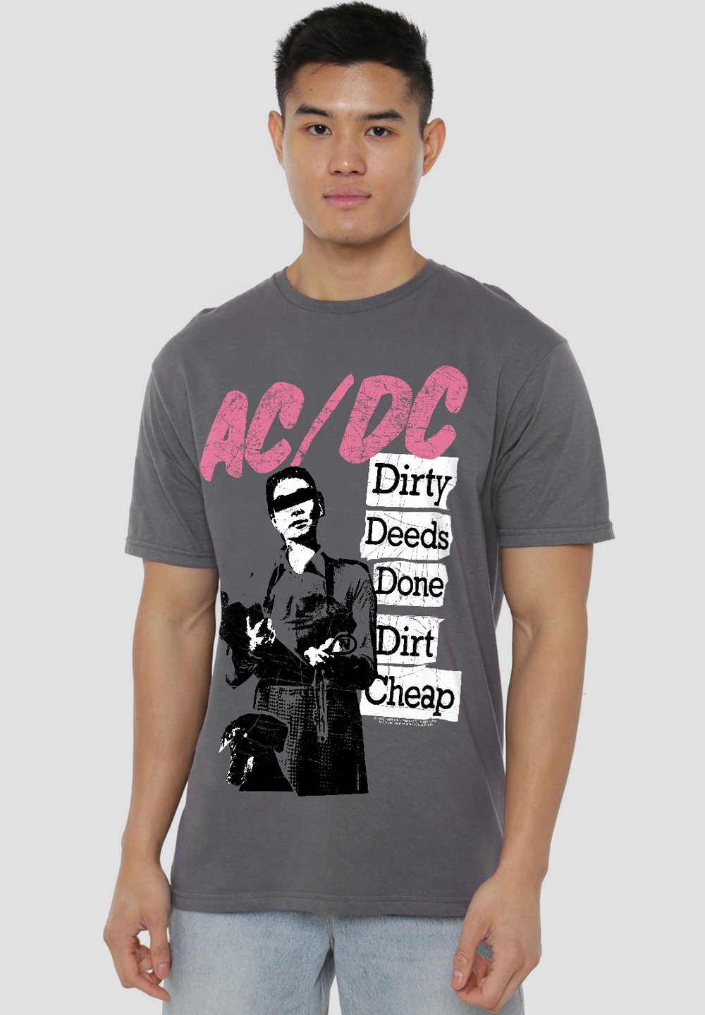 

Футболка с принтом AC DC DIRTY DEEDS Cotton Soul, антрацит