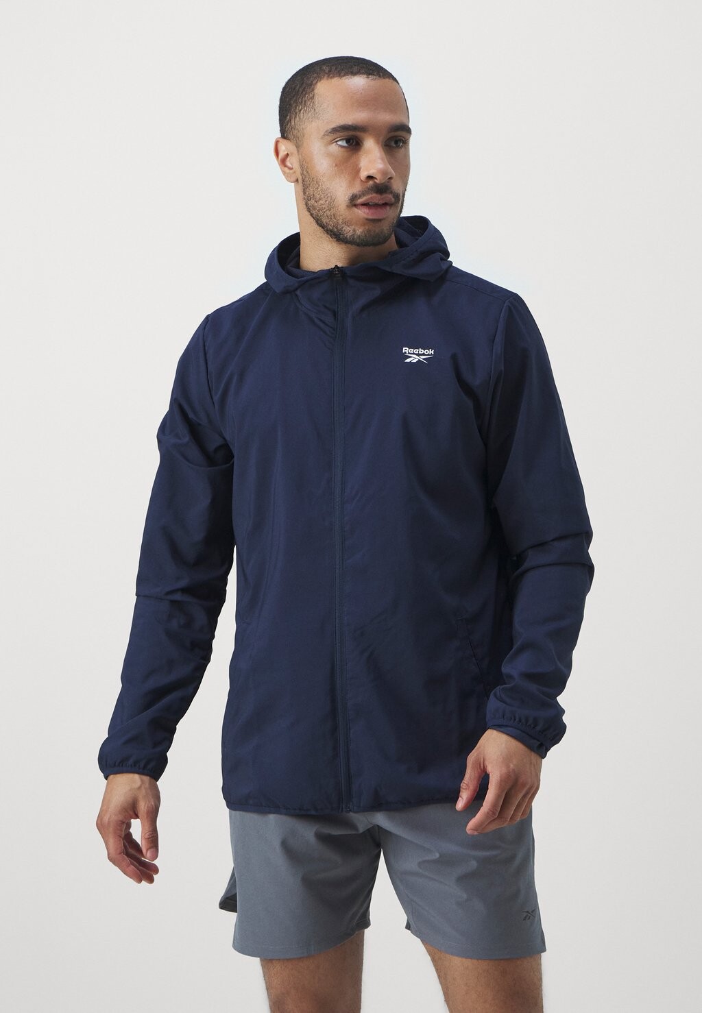 Спортивная куртка Id Jacket Reebok, темно-синяя