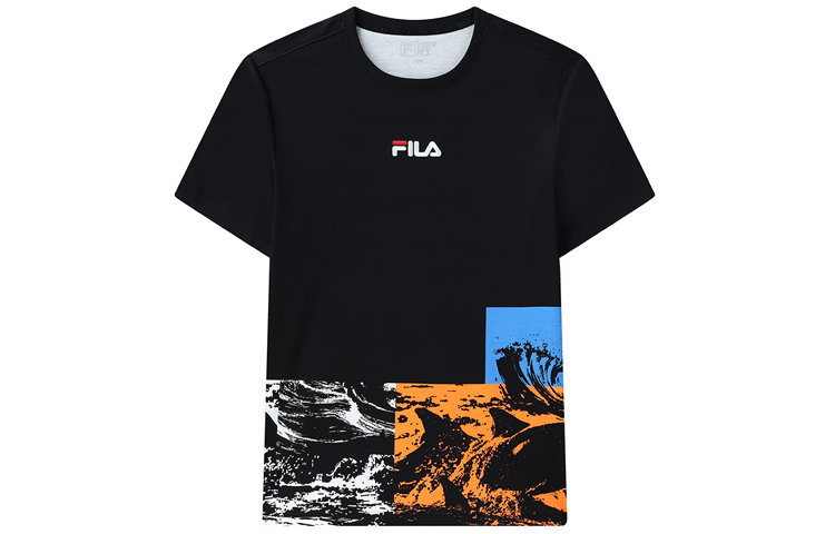 

Fila Мужская футболка темно-синего цвета с круглым вырезом, умеренно прямой крой, Синий, Fila Мужская футболка темно-синего цвета с круглым вырезом, умеренно прямой крой