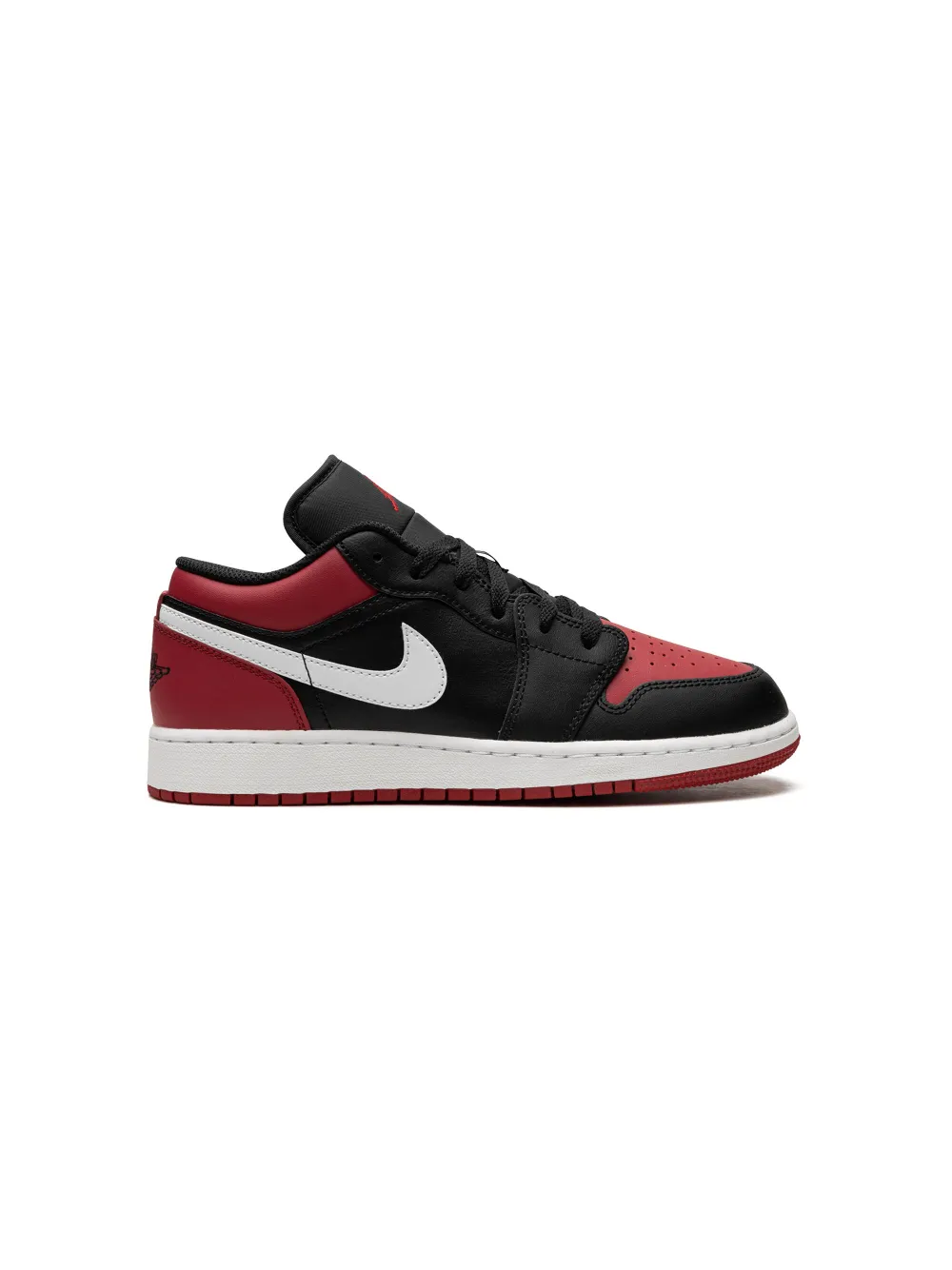 Кроссовки Air Jordan 1 Low Alternate Bred Toe Jordan Kids, черный — фото 2