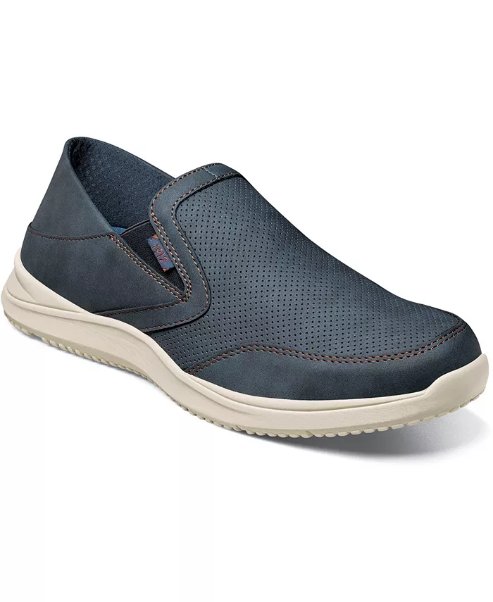 

Мужские ботинки Conway Ez Moc Toe Slip On Nunn Bush, синий