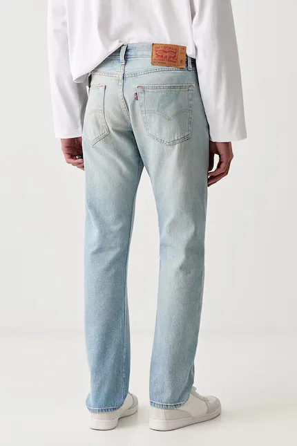 Джинсы свободного кроя 501 Levi's, синий — фото 3