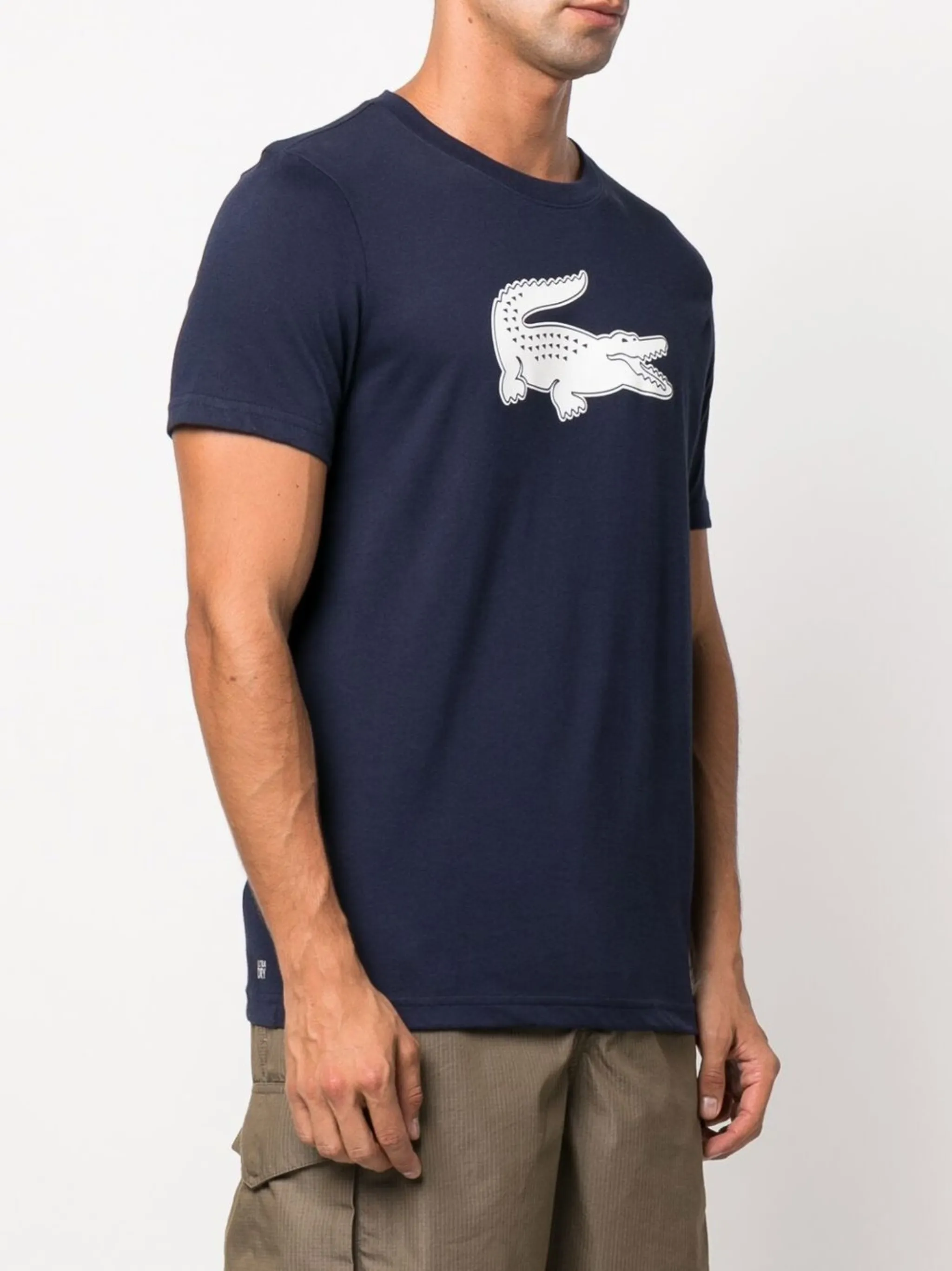 Футболка Lacoste, мужская, с логотипом, синий — фото 3