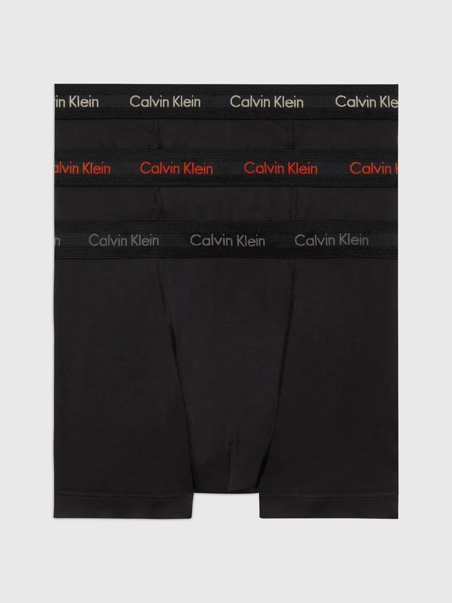 

Calvin Klein Underwear Трусы "TRUNK 3PK" (3 шт. в упаковке, 3 шт. в упаковке), с эластичным поясом с логотипом, цвет B- Cher Ks, Eiffle Twr, Moss Gr Lgs