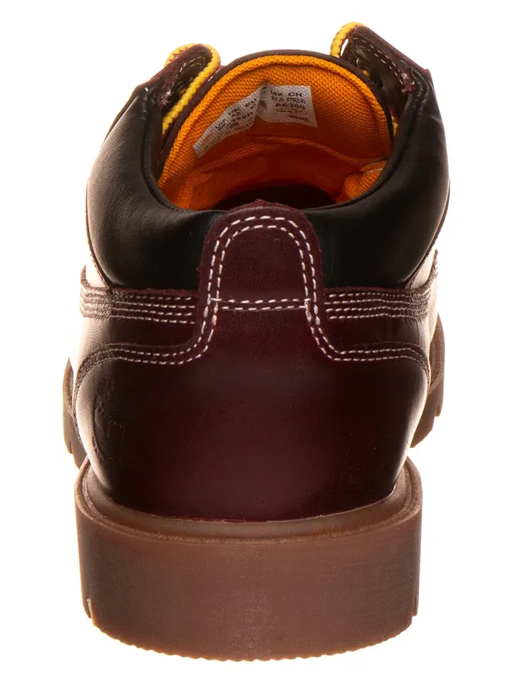 Ботинки кожаные, Timberland, красный — фото 3