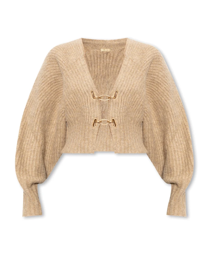 

Ребристый кардиган «Каселла» Cult Gaia, бежевый