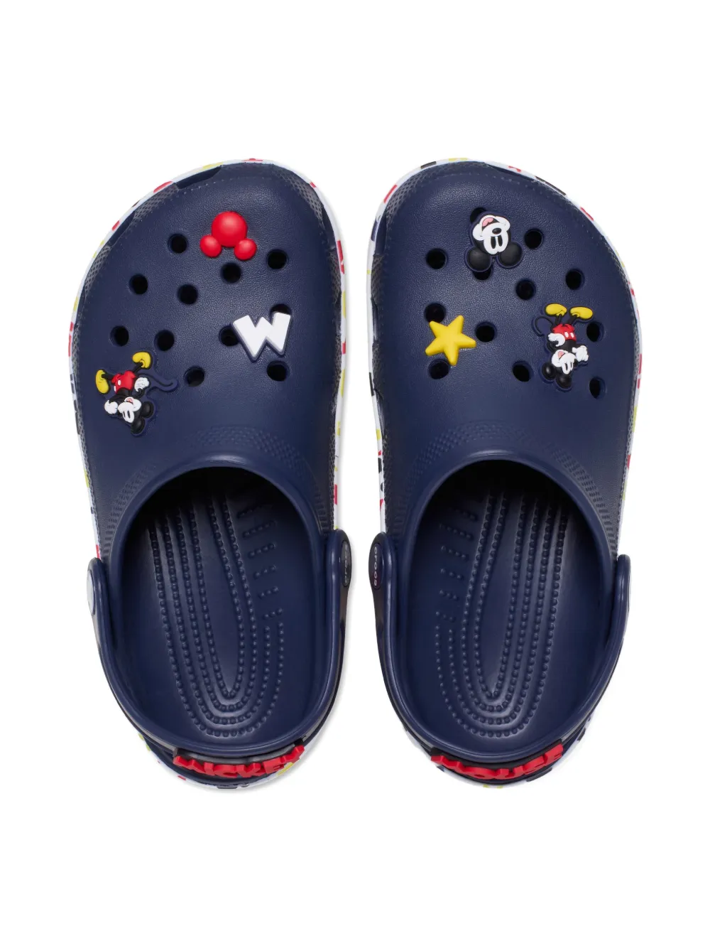 Клоги из коллаборации с Mickey Friends Crocs Kids, синий — фото 2