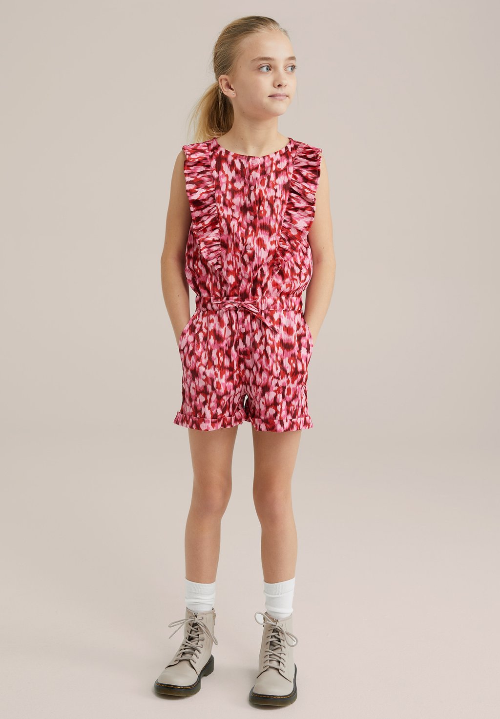 

Комбинезон WE Fashion, неоново-розовый