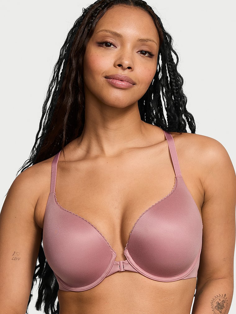 

Бюстгальтер пуш-ап с кружевом идеальной формы Body By Victoria, front close nostalgia rose