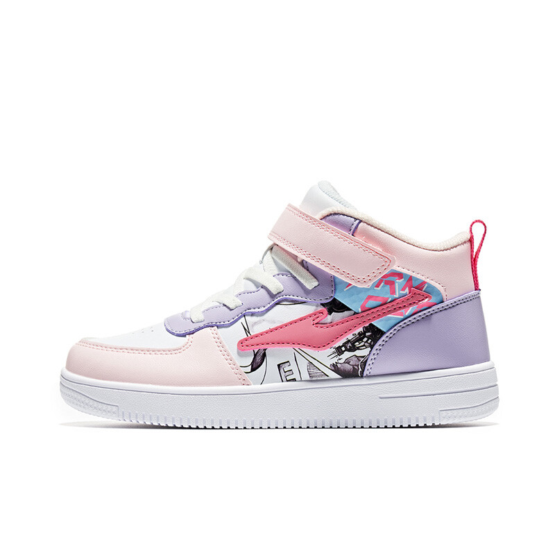 

Детские кроссовки для скейтбординга Kids Mid-top White/Pink/Fiolet Erke Kids, белый