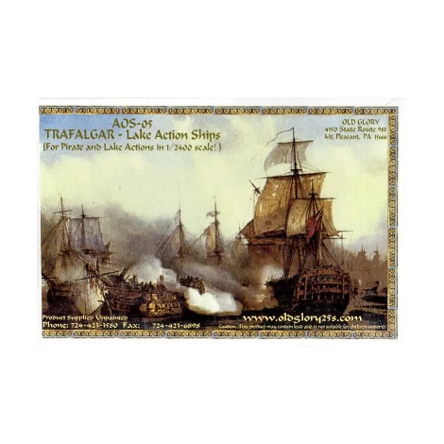 

Трафальгар - Корабли действия по озеру, Age of Sail (1:2400)