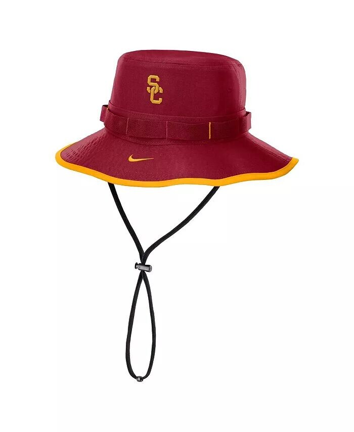 

Мужская панама-ведро Cardinal USC Trojans 2024/25 On-Field Apex Performance Boonie Nike, красный