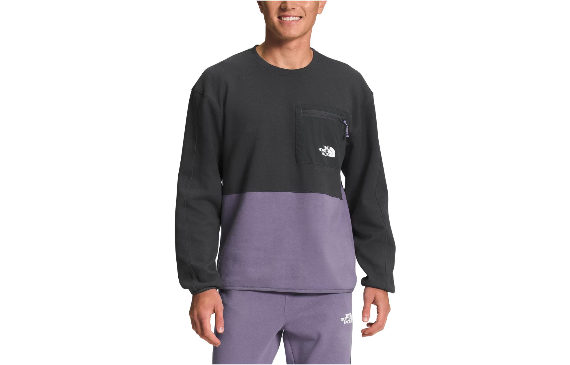 

THE NORTH FACE Свитшот мужской черно-фиолетовые