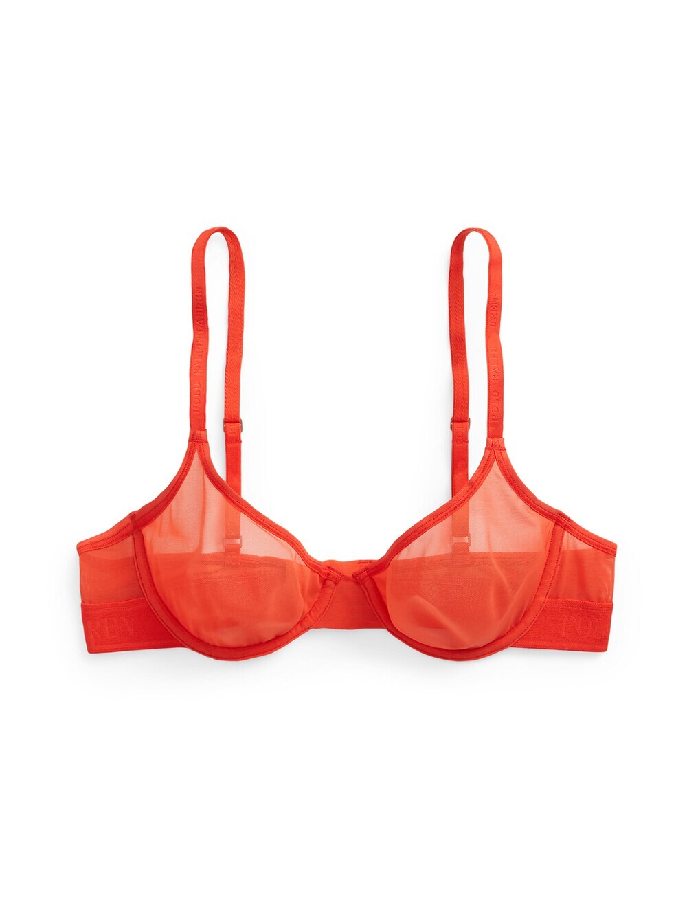 

Бюстгальтер-балконет Polo Ralph Lauren UNLINED DEMI BRA, коралл