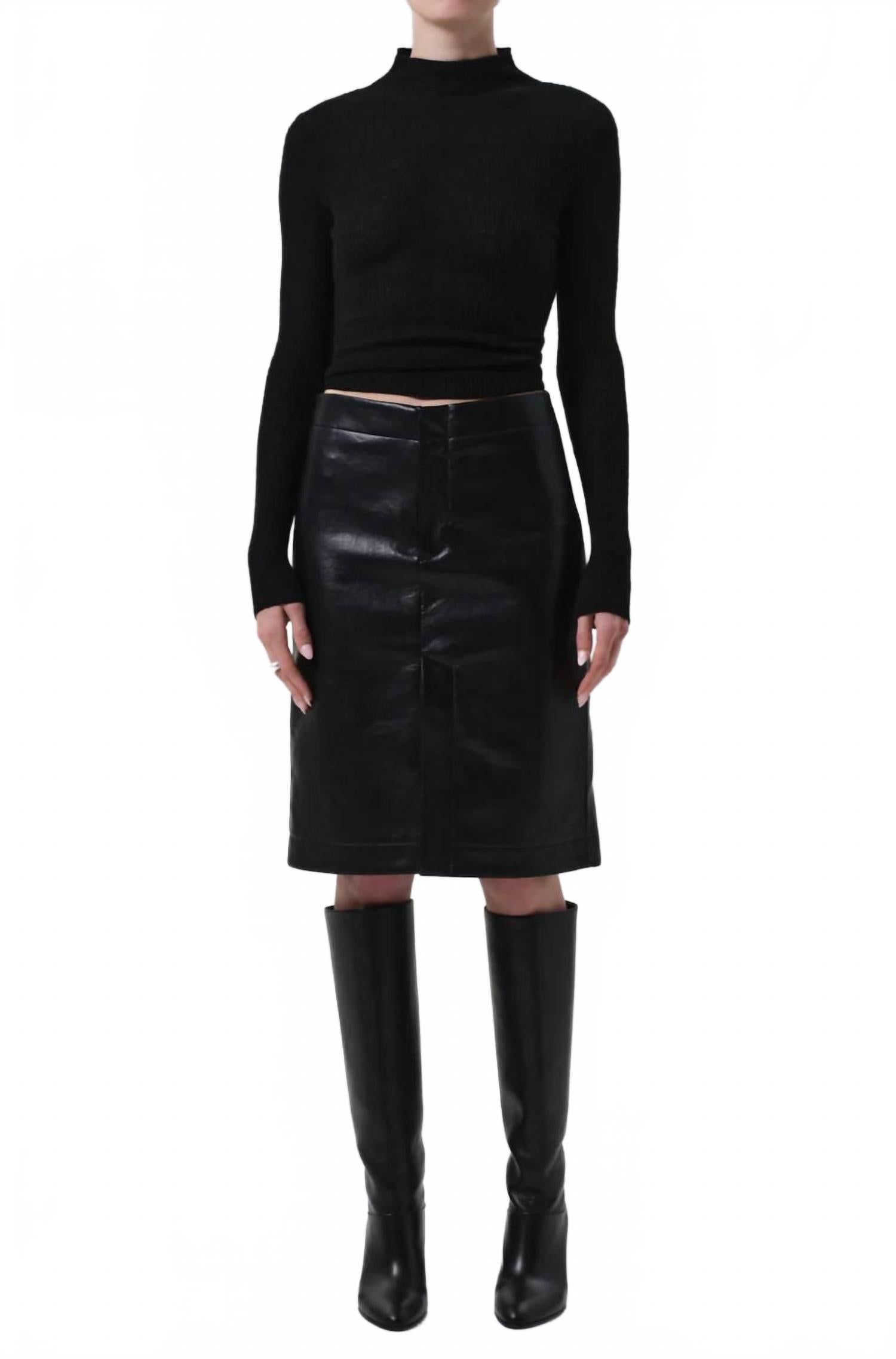 

Citizens of Humanity Юбка-карандаш Nara черного цвета