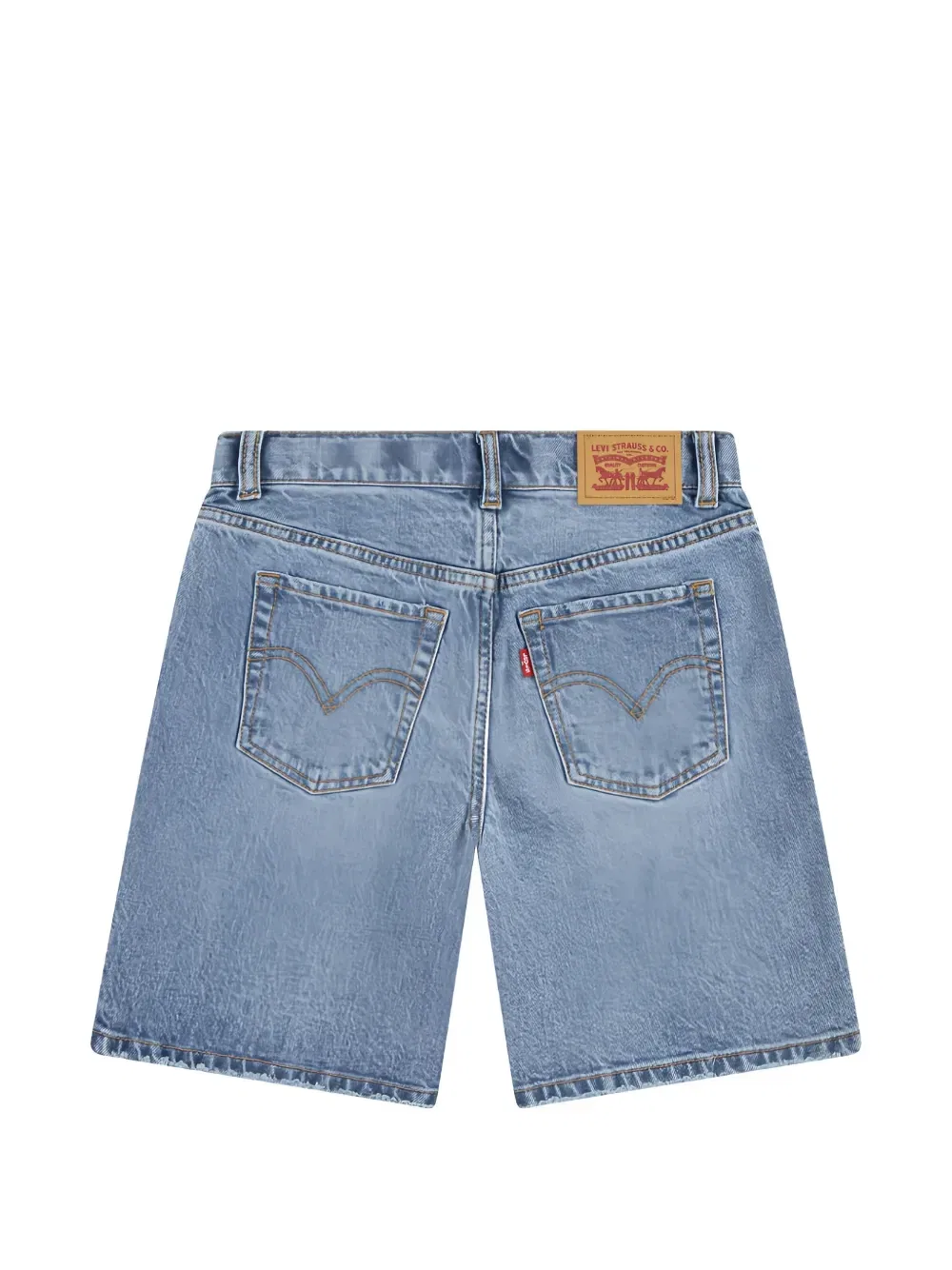 Укороченные джинсовые шорты 1994 года Levi's kids, синий — фото 2