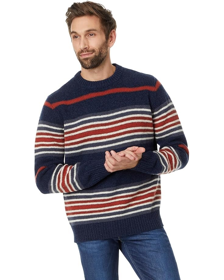 

Свитер L.L.Bean Classic Raggwool Sweater, цвет Nautical Navy