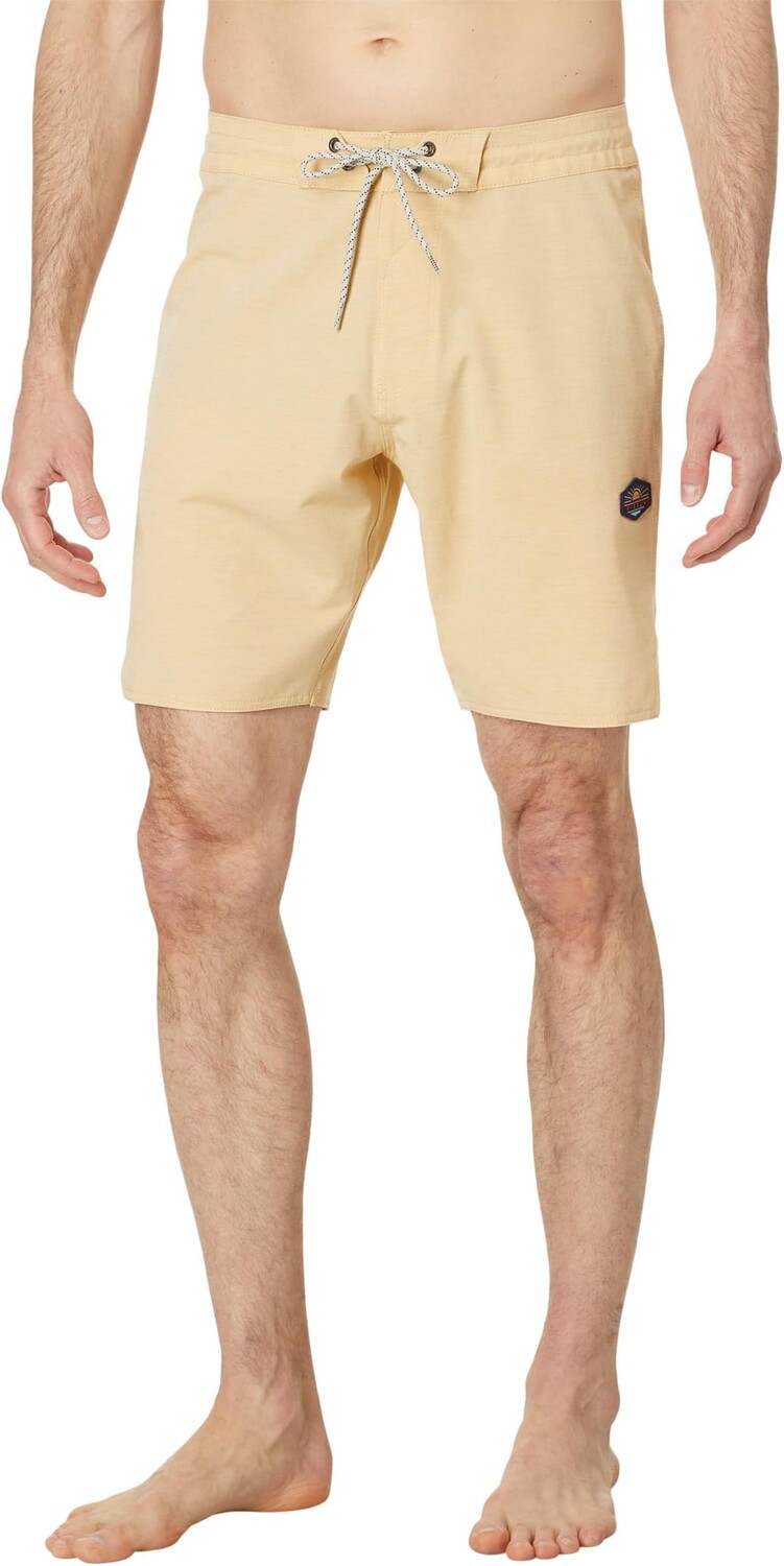 

Шорты для плавания VISSLA Solid Sets 18.5" Boardshorts, цвет Golden Hour