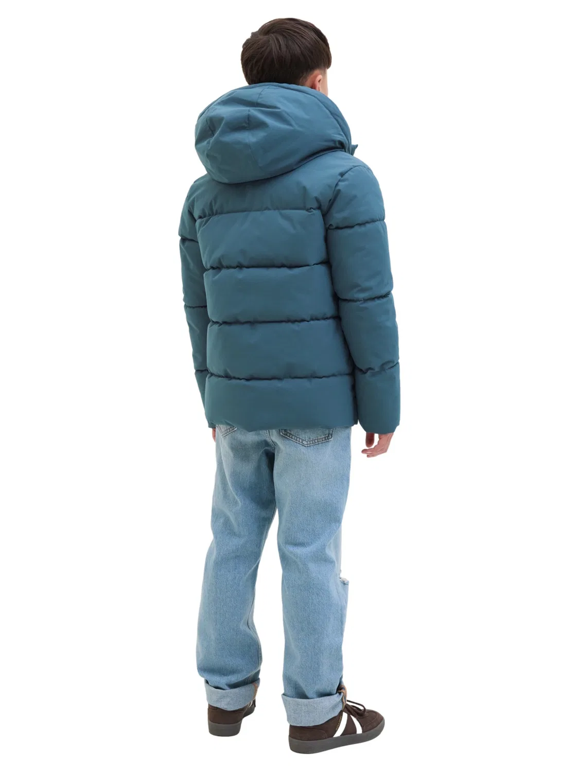 Зимняя куртка 'Global' Jack & Jones Junior, Cyan Blue