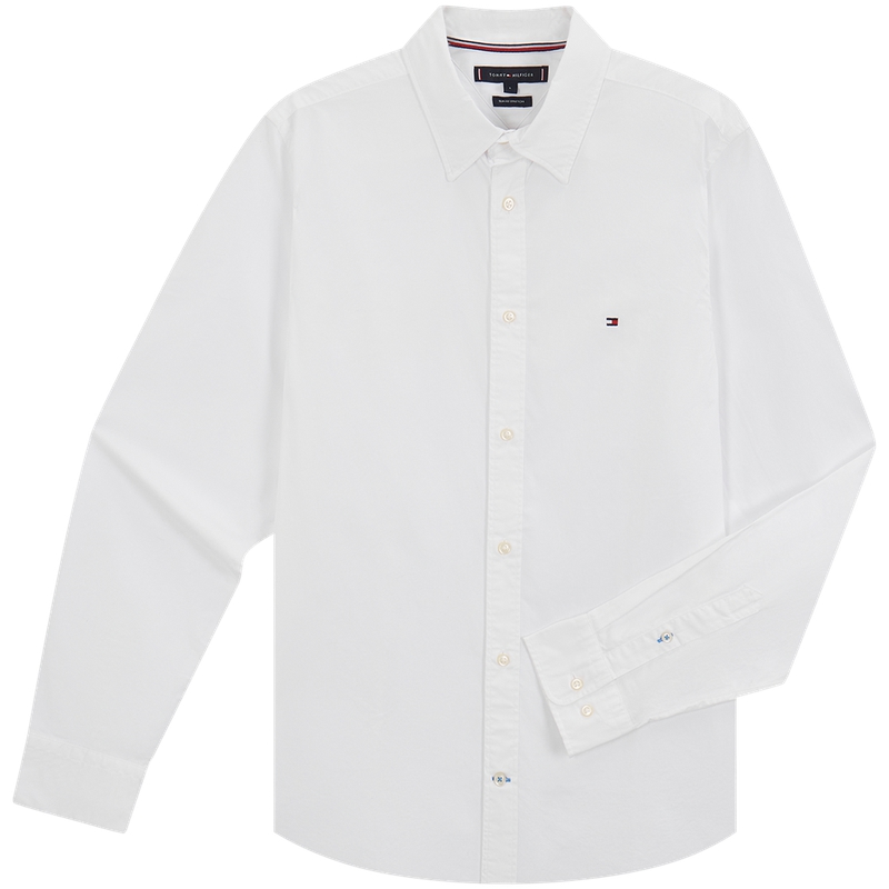 

Рубашки мужские с лацканом Moderate Others Tommy Hilfiger, белый ya2