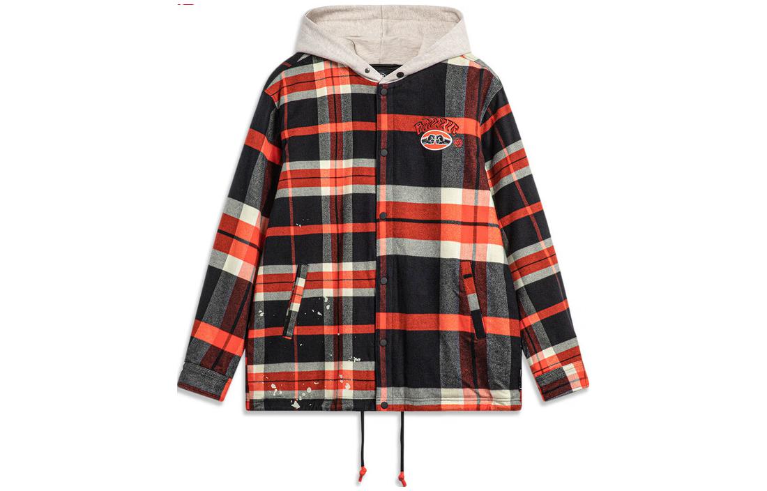 

Куртка пуховая LiNing Badfive мужская красно-черная клетка, Черный, Куртка пуховая LiNing Badfive мужская красно-черная клетка