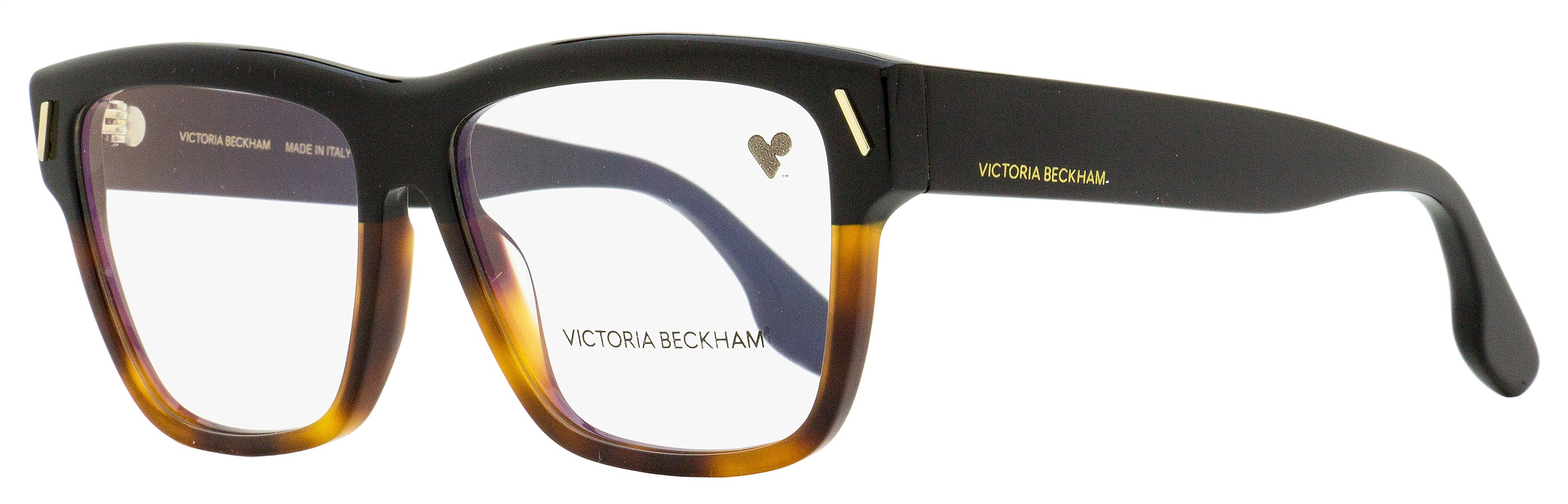 

Женские квадратные очки Victoria Beckham VB2638 005 черные/черепаховые 55 мм