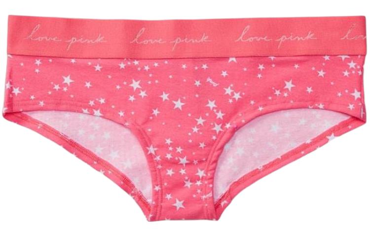 

VICTORIA'S SECRET Трусы Женские 1 Штука Оранжево-Розовый Сердечко Цветочный