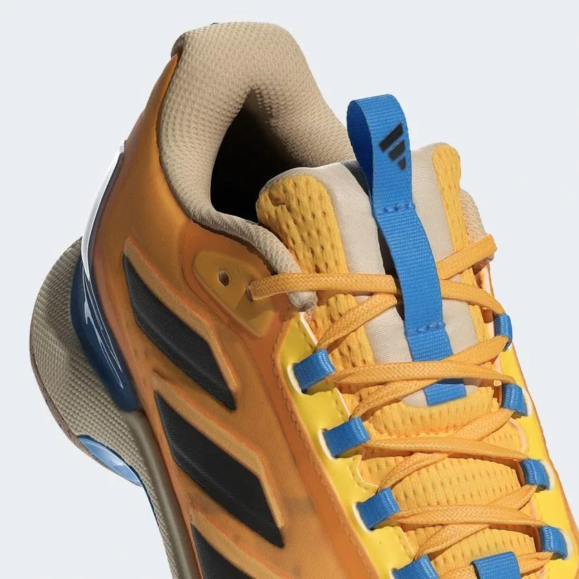 Кроссовки для тенниса Adidas Avacourt 2.0, цвет Semi Spark/Core Black/Blue Burst
