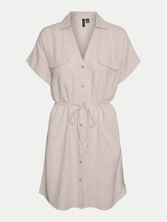 

Летнее платье свободного покроя Linn 10323027 Vero Moda, серый