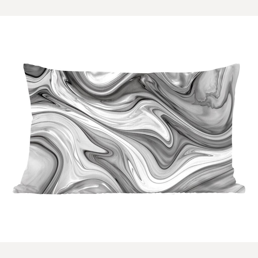 

Декоративная подушка MuchoWow Диванная подушка Декоративная подушка для гостиной 60 x 40 см Мраморный узор - Серый - Имитация мрамора - Черный - Чехлы на подушки - Декоративные чехлы на подушки - Декоративные чехлы на подушки