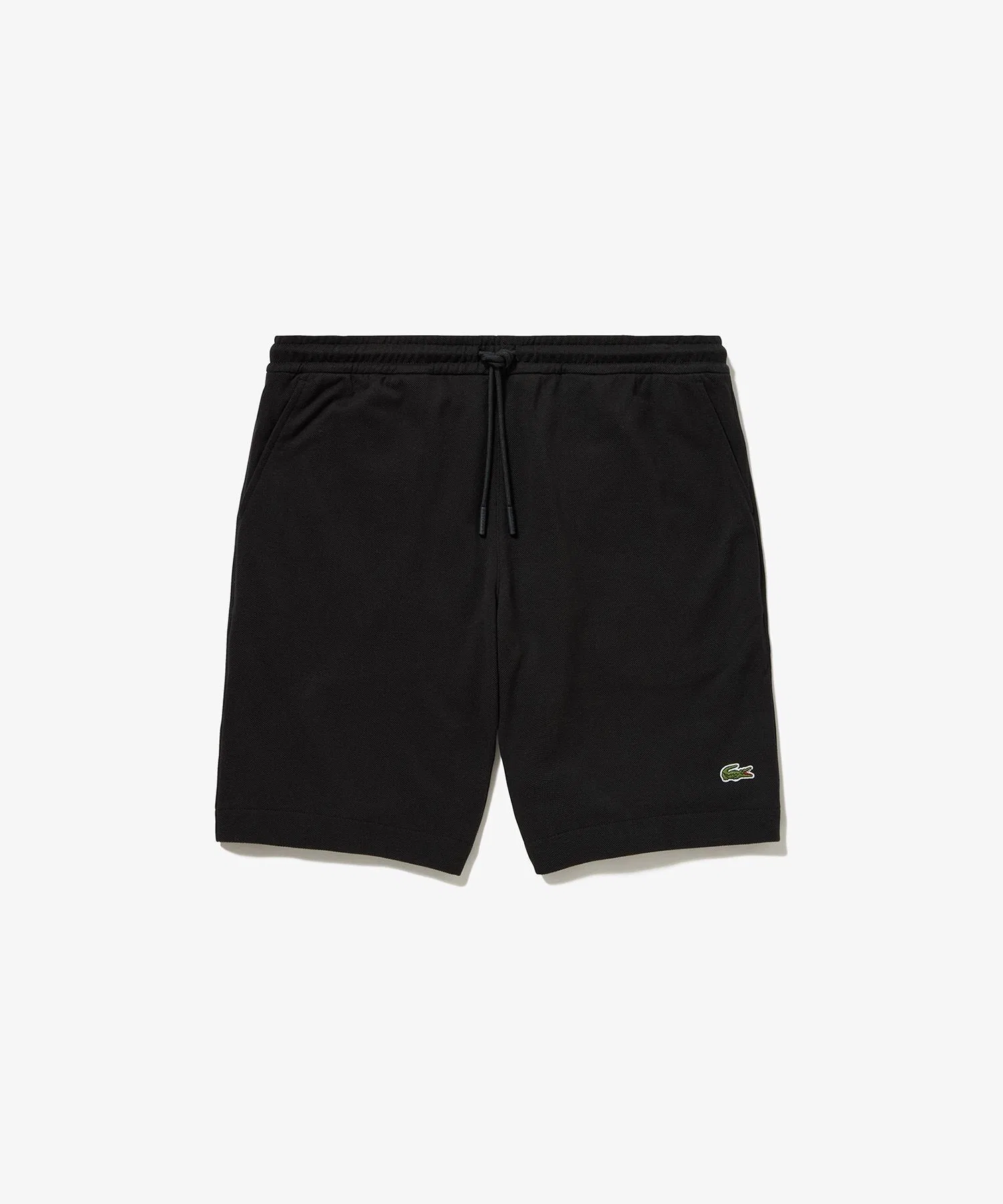 Унисекс шорты из хлопка Lacoste L.12.12 чёрные — фото 4