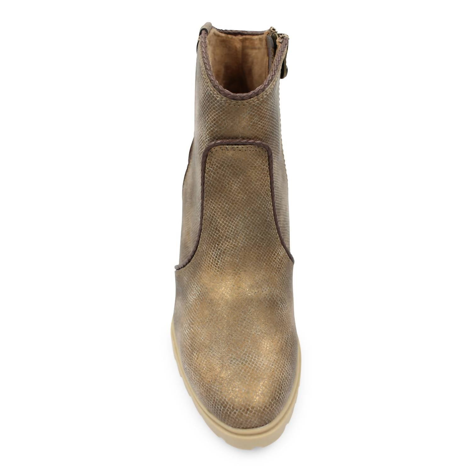 Женские ботинки Waylon Western Boot в бронзовом цвете Roller Reptile Dycut BLOWFISH, цвет bronze roller reptile dycut — фото 3