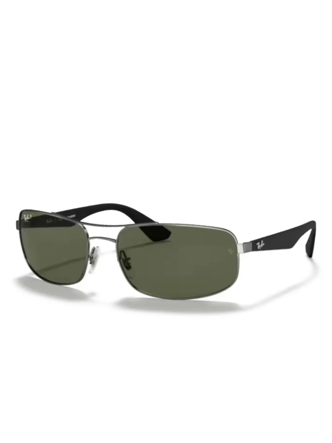 

Солнцезащитные очки Ray-Ban в прямоугольной оправе, серебряный