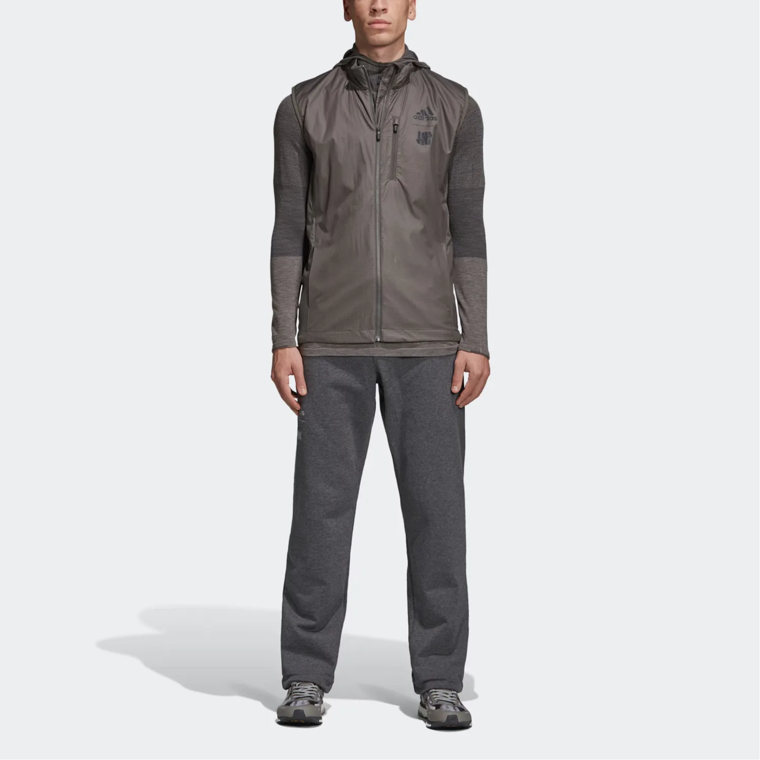 Adidas UNDFTD Tech Casual брюки Men's Dark Gray — фото 4