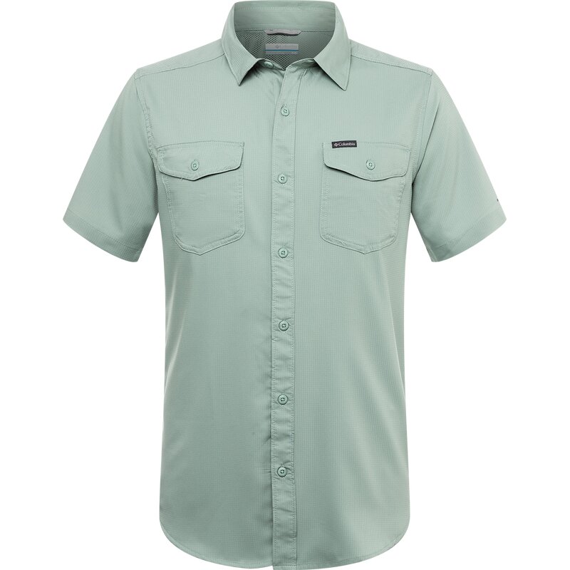 

Рубашка Utilizer II Solid с коротким рукавом Columbia, цвет niagara