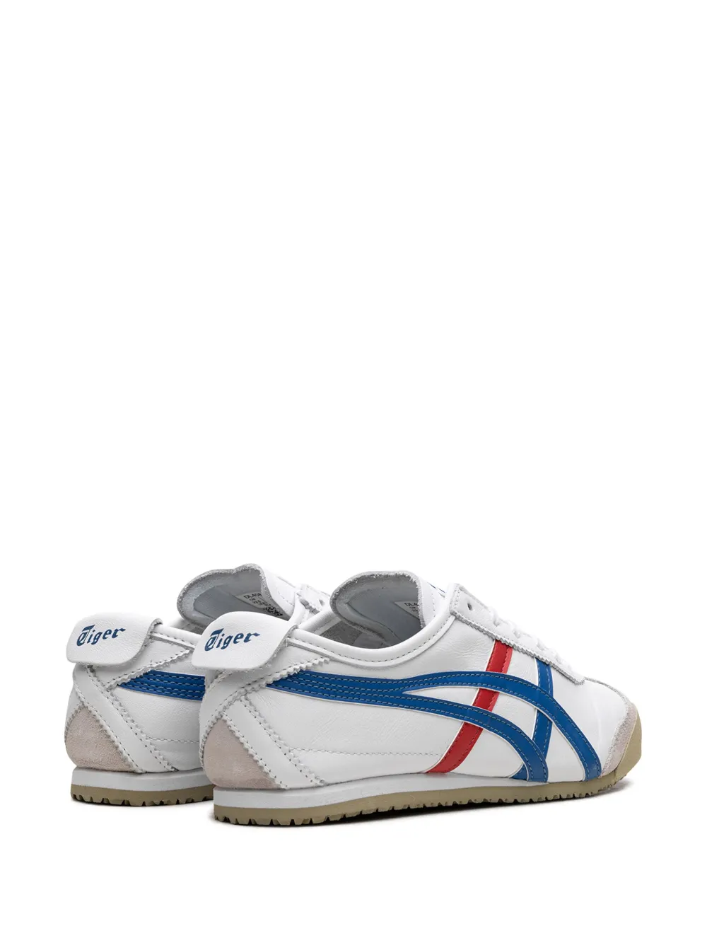 Кроссовки Mexico 66 White/Blue/Red Onitsuka Tiger, белый — фото 3