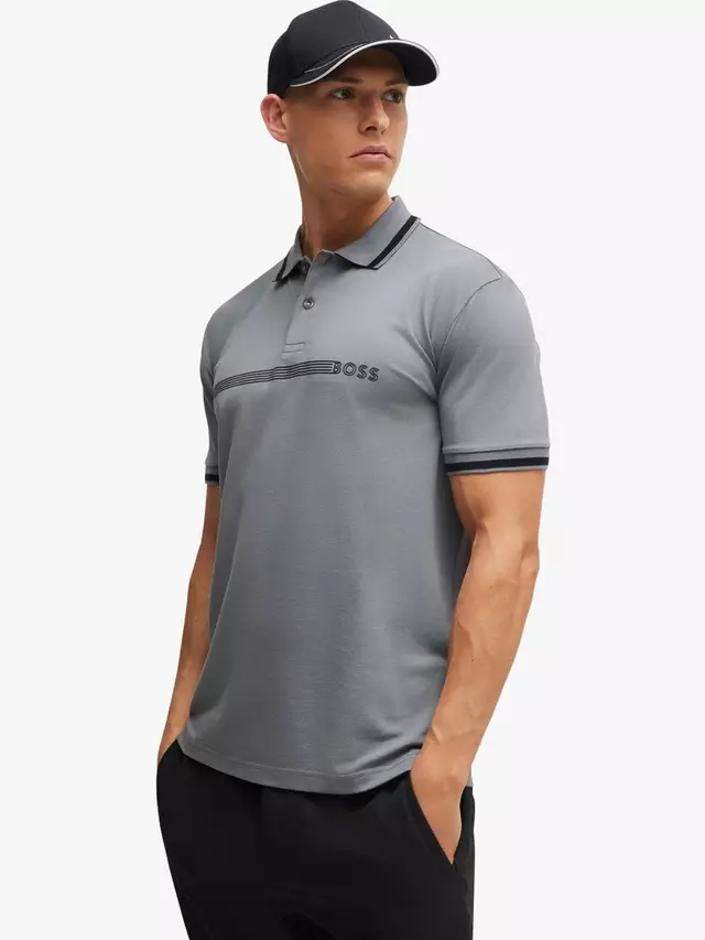 

Поло HUGO BOSS BOSS Golf Style Paddy, цвет dark beige
