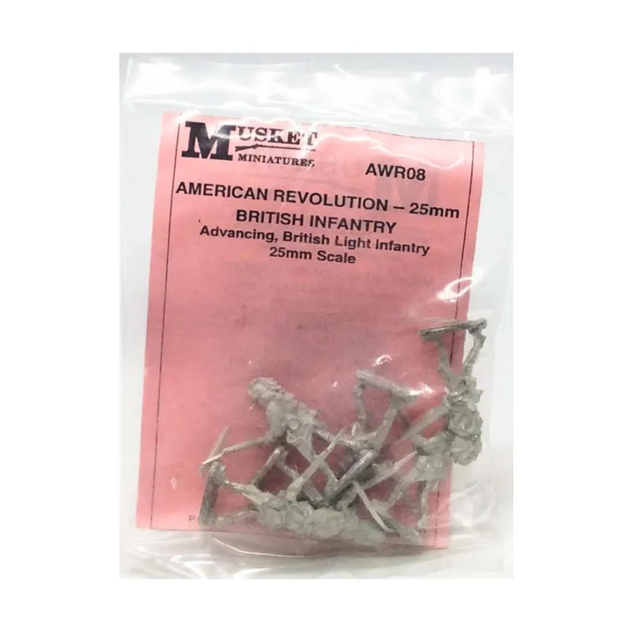

Британская пехота – наступление, American Revolution Miniatures (25mm)
