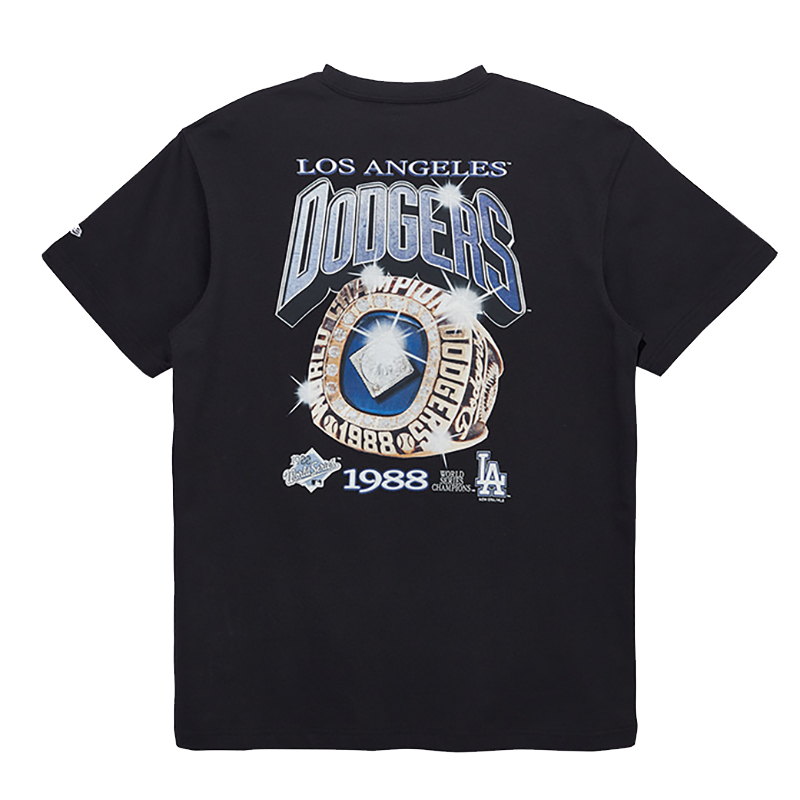 

New Era Футболка мужская черная, Черный, New Era Футболка мужская черная