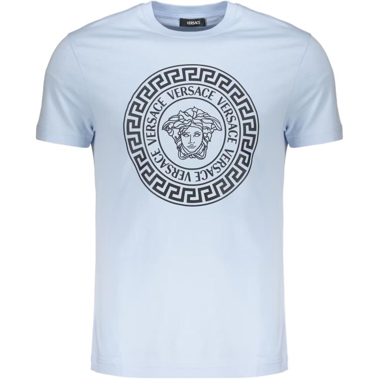 

Футболка с принтом Medusa VERSACE, синий