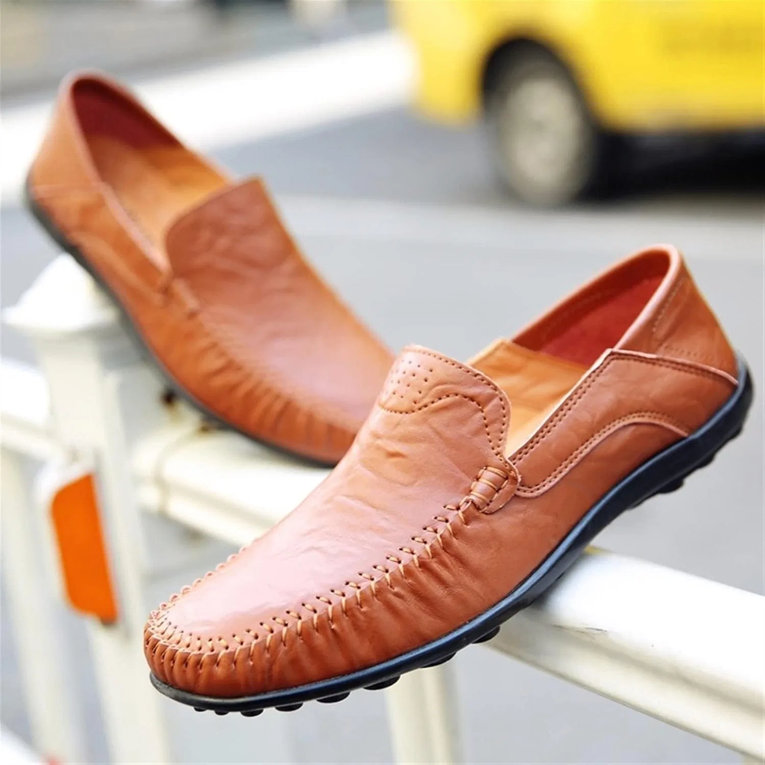 Лоферы Leather Classic, Reddish Brown PUGHGAETZF — фото 3