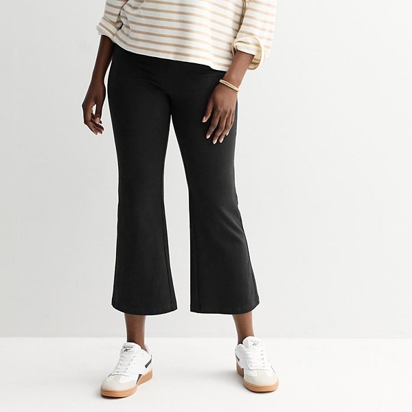 

Женские леггинсы с высокой посадкой и расклешенным низом Sonoma Goods For Life, Pitch Black