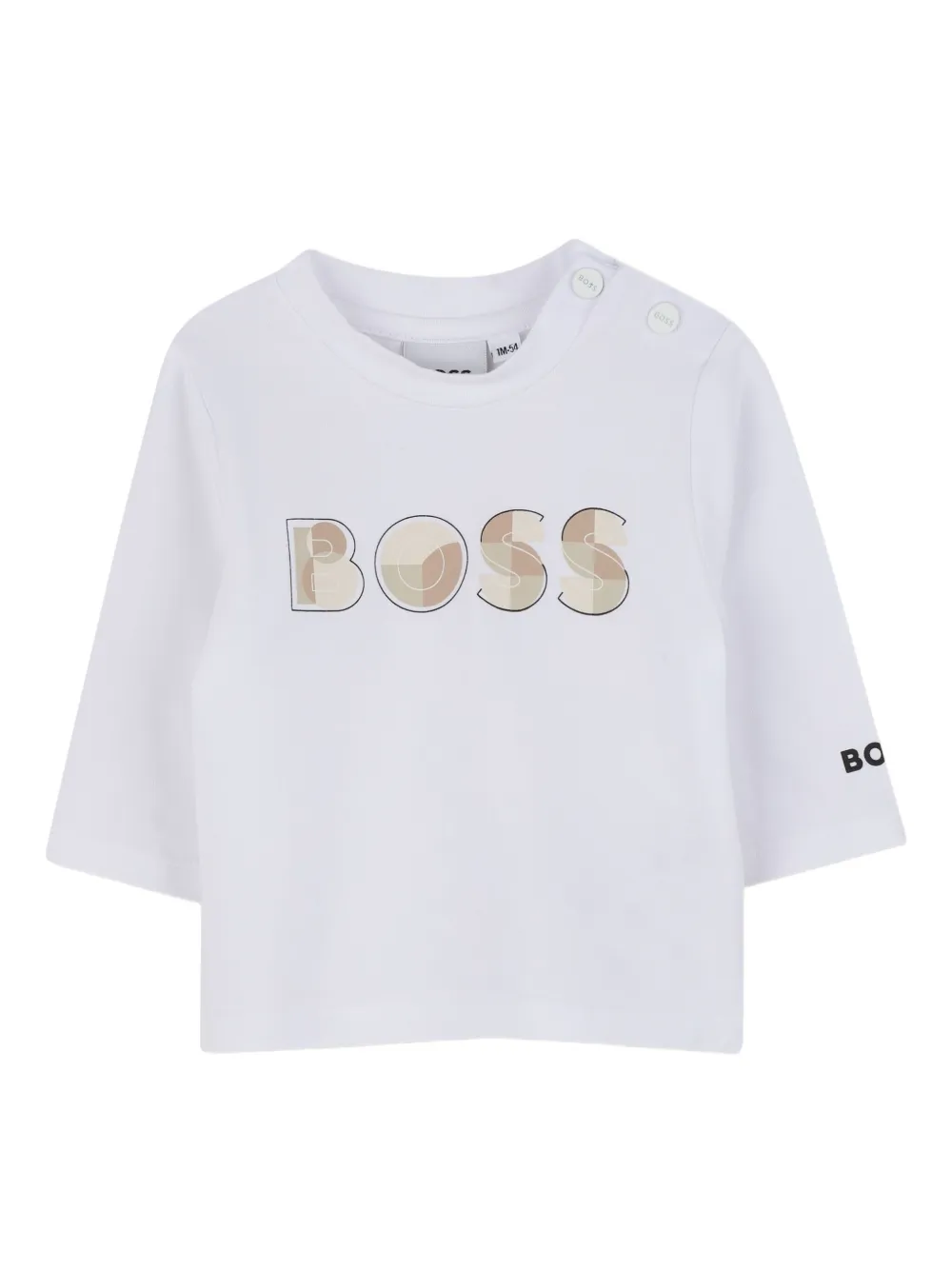 

Футболка с логотипом BOSS Kidswear, белый