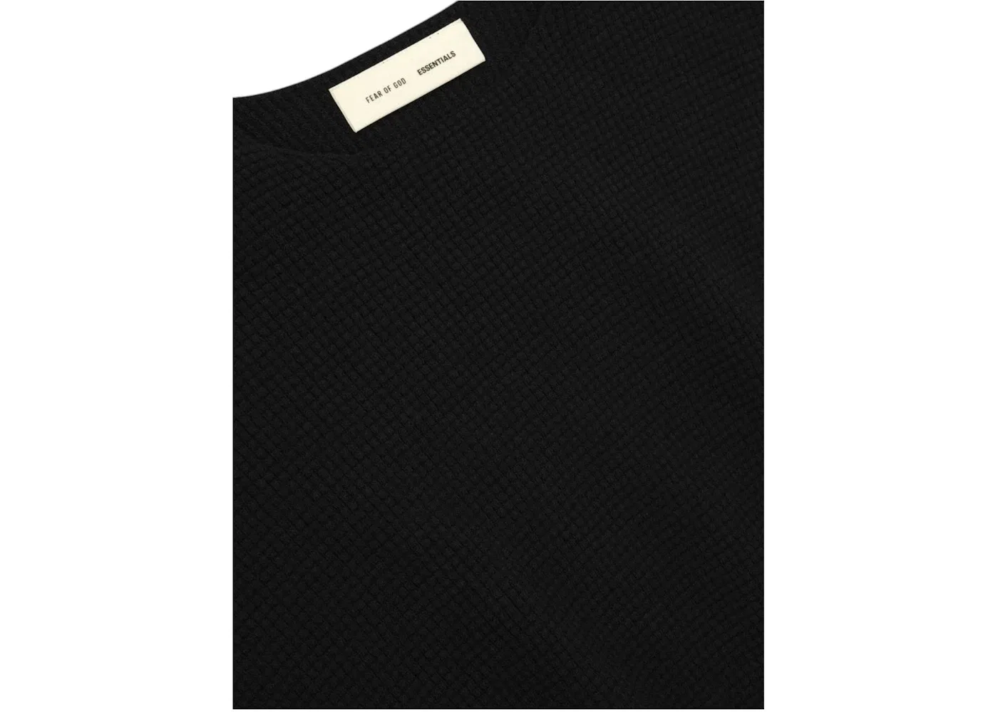 Мужской свитер с воротником-гольф из вафли Vintage Black Fear of God — фото 3
