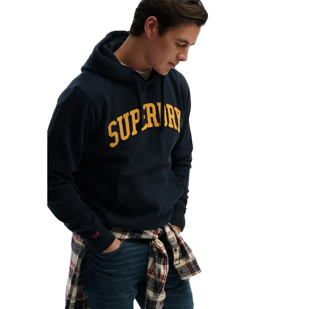 Худи Vintage Athletic Superdry, синий — фото 4